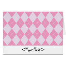 Pink and Grey Argyle Pattern