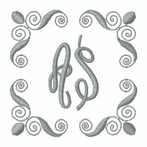 Pink and Grey Monogram Shirt