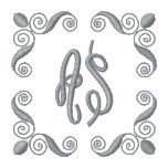 Pink and Grey Monogram Shirt embroidered shirts