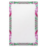 pink and grey stationery design