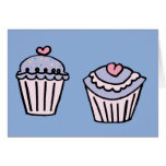 Pink and Purple Cupcake Party Invitation Card