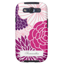 Pink and Purple Mod Floral