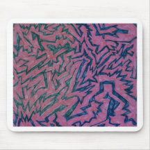 Pink and Purple Zig-zags Mouse Pads