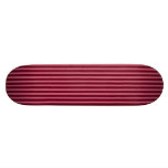 Pink and Raspberry Striped Skatedeck Skate Board