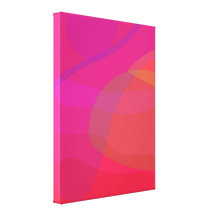 Pink and Red Gallery Wrap Canvas