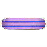 Pink and Violet Striped Skatedeck Skate Deck