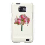 Pink and White Amaryllis Samsung Galaxy S2 Covers