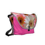 Pink and White Daisies Messenger Bag