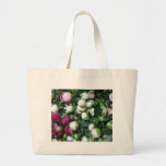 Pink and White Peony Buds Totebag