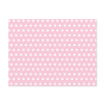 Pink and White Polka Dots Pattern. Post Card