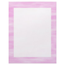 Pink and White Wavy Pattern. Custom Letterhead