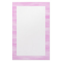 Pink and White Wavy Pattern. Stationery Paper