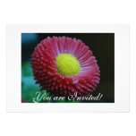 Pink and Yellow Flower You are Invited!