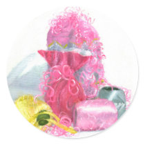 Pink and Yellow Gifts and Ribbon