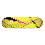 Pink and Yellow Graphic Skateboards
