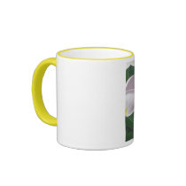 Pink and Yellow Plumeria Coffee Mug