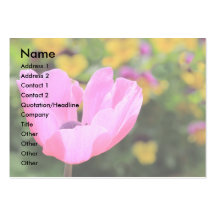 Pink Anemone Business Card