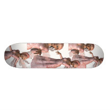 Pink Angels Skateboard