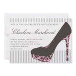 PINK ANIMAL PUMPS | BACHELORETTE PARTY INVITATIONS