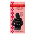 Pink Argyle Fashion Diva Rack Card rack cards