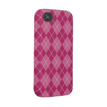 Pink Argyle iPhone 4 Case