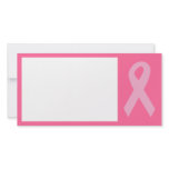 Pink Awareness Ribbon Photo Cards