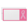 Pink Awareness Ribbon Photo Cards