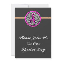 pink awareness ribbon zebra pink accent announcements