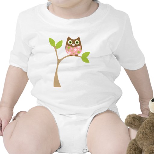 Pink Baby Owl T-shirt