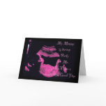Pink Baby Shower Invitation Greeting Cards