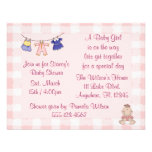 Pink Baby Shower Invite