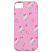 pink baby stroller "barely there" iPhone 5 cover