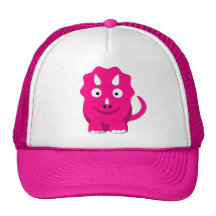 Pink Baby Triceratops Hat