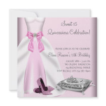 Pink Ball Gown High Heel Shoes Quinceanera
