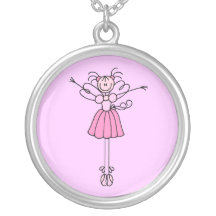 Pink Ballerina Four Necklace