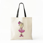 Pink Ballerina Girl Canvas Bags