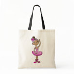 Pink Ballerina Girl Canvas Bags