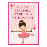 Pink Ballerina Invitation