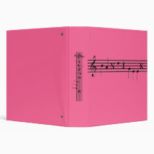 Pink Band Geek Binder