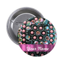 Pink beaded perrsonalized