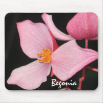 Pink Begonia Mousepad