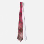Pink Black Gingham Neck Wear
