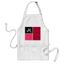 Pink & Black Ladybug Aprons