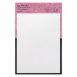 Pink - black retro Stationery