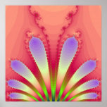 Pink Blast Fine Art Fractal Poster