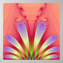 Pink Blast Fine Art Fractal Poster