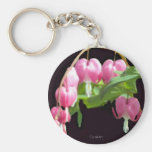 Pink Bleeding Hearts Keychains