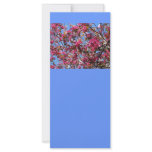 Pink Blossom Bookmark Customized Rack Card