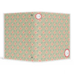 Pink Blossoms, customizable monogrammed binder
