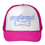 Pink & Blue Greyhound Trucker Hat
